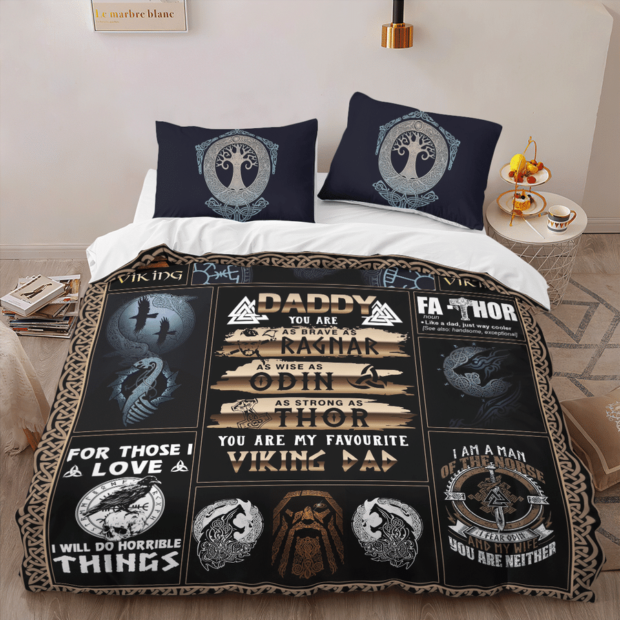 Viking 3D All Over Printed Bedding Set
