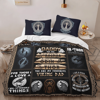 Viking 3D All Over Printed Bedding Set