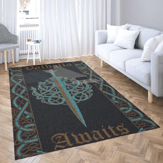 Viking 3D All Over Printed Rug