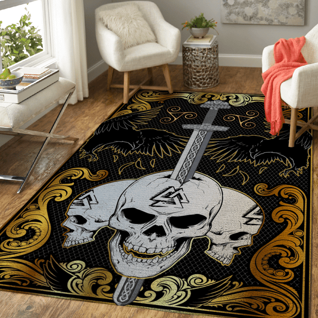 Viking 3D All Over Printed Rug