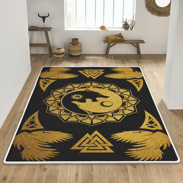 Viking 3D All Over Printed Rug