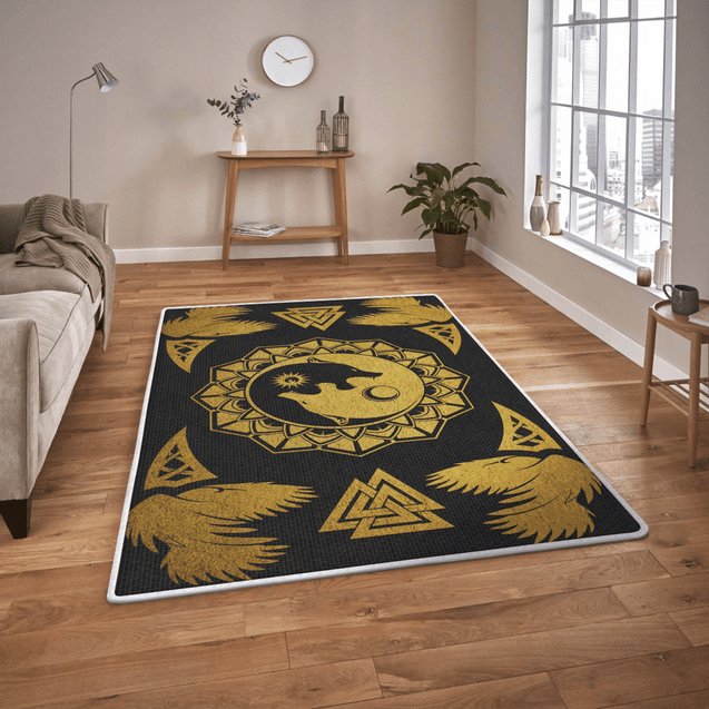 Viking 3D All Over Printed Rug