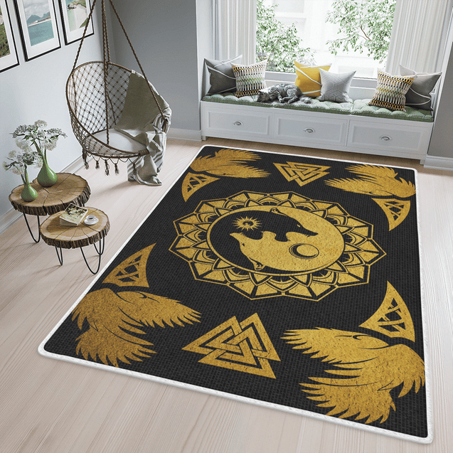 Viking 3D All Over Printed Rug