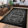 3D All Over Printed RECTANGLE HOCKEY GIFT AREA RUG XT 22022101.CXT