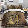 Ancient Egypt Pharaoh and Horus Bedding Set-Quilt-HP Arts-Twin-Vibe Cosy™