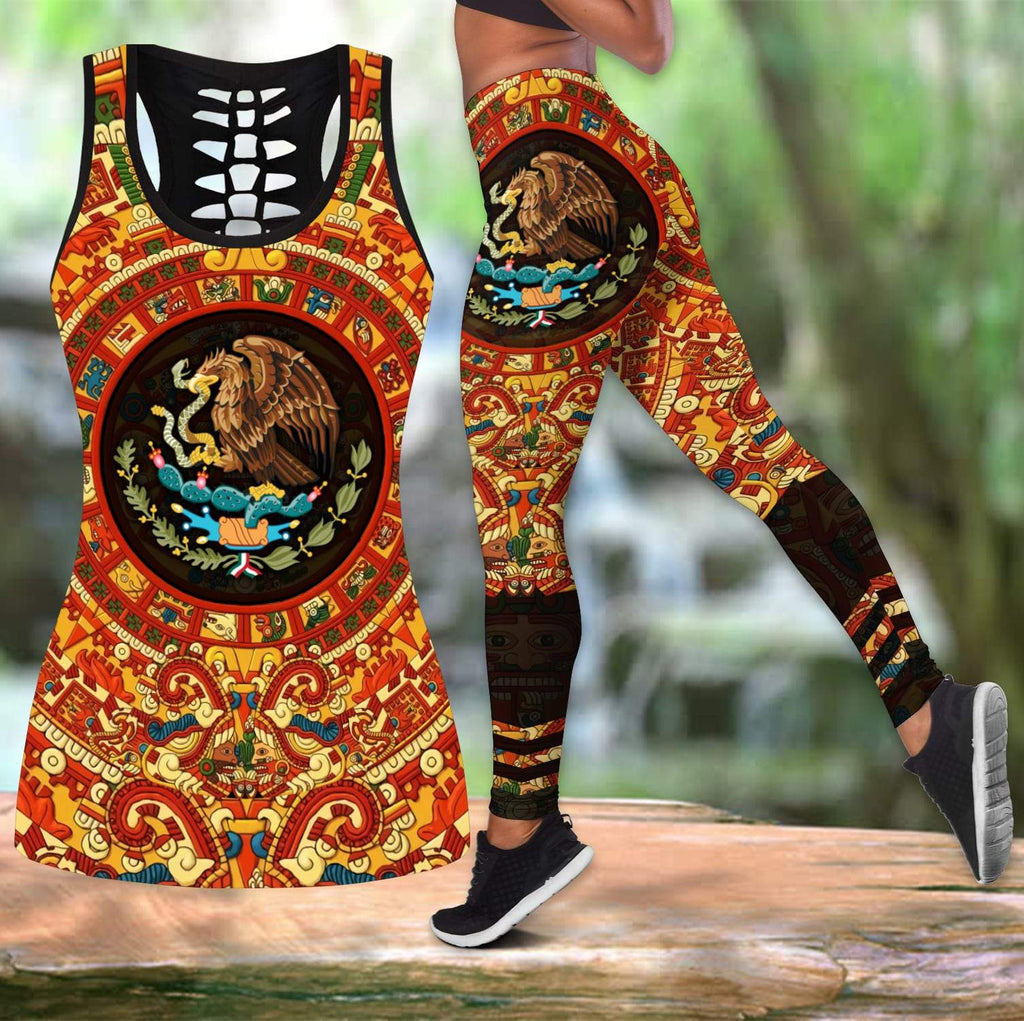 Mexican Aztec Warrior Mexican Combo Tank Top + Legging QB07032004