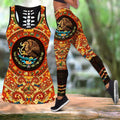 Mexican Aztec Warrior Mexican Combo Tank Top + Legging QB07032004