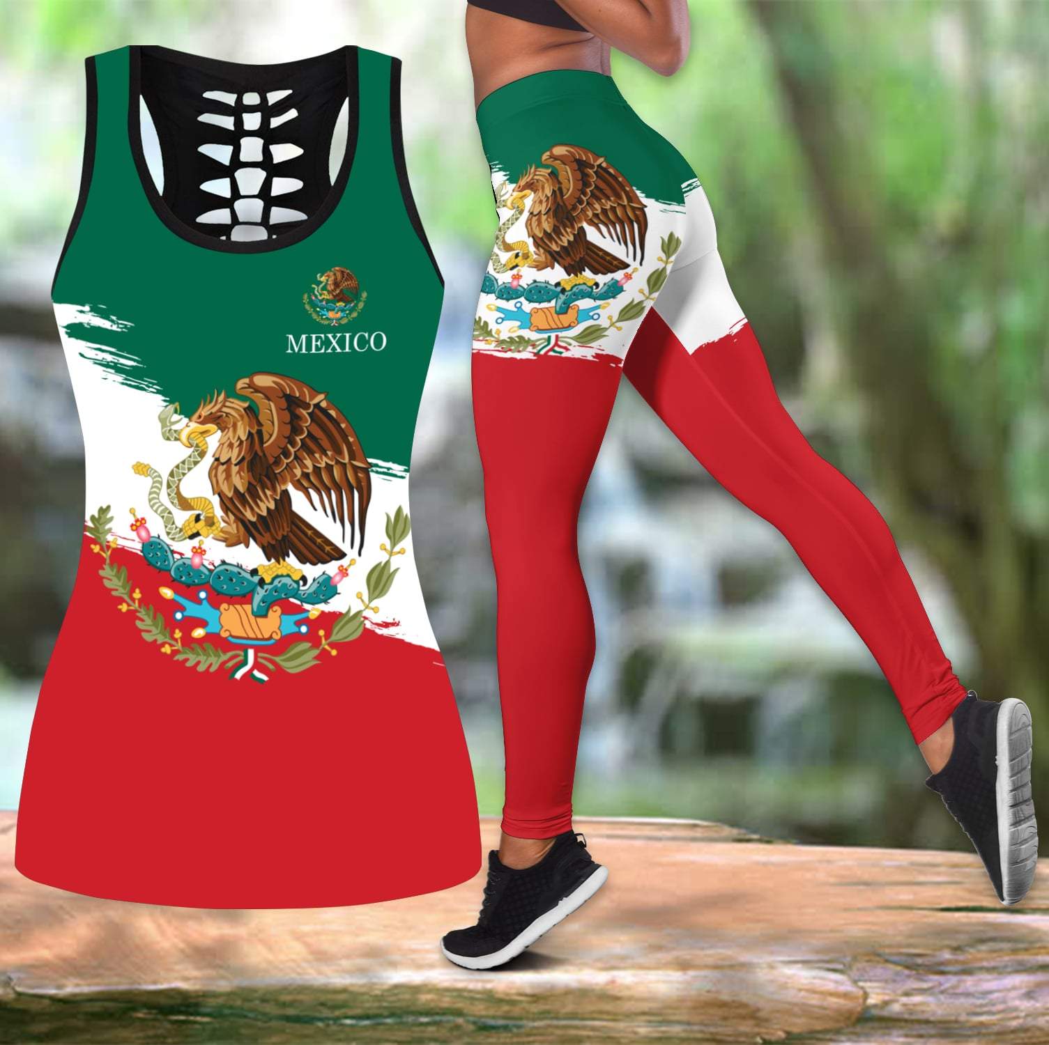 Mexican Combo Tank Top + Legging DQB07142002