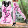 Peace Love Breast Cancer Combo Tank + Legging DQB07202003-Apparel-TA-S-S-Vibe Cosy™