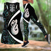 New Zealand Maori Manaia Paua Shell tank top & leggings outfit for women-Apparel-PL8386-S-S-Vibe Cosy™