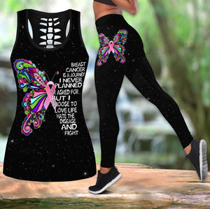 Breast Cancer Combo Tank + Legging DQB07252002-Apparel-TA-S-S-Vibe Cosy™