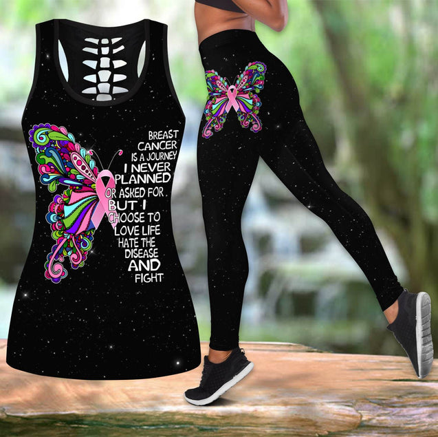 Breast Cancer Combo Tank + Legging DQB07252002-Apparel-TA-S-S-Vibe Cosy™