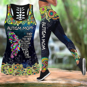 Autism Mom Autism Awearness Combo Tank + Legging DQB08142002