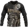 Maori Tattoo with Map New Zealand All Over Hoodie NVD-Apparel-Dung Van-Hoodie-S-Vibe Cosy™