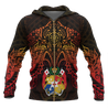 Tonga in My Heart Polynesian Tattoo Style 3D Printed Shirts TT0021-Apparel-TT-Zipped Hoodie-S-Vibe Cosy™