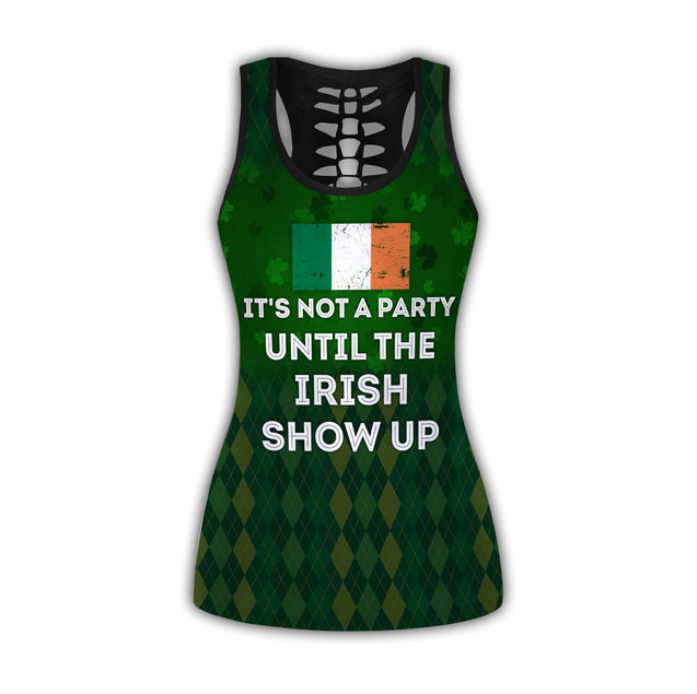 Irish Party Combo Hollow Tank Top And Legging Outfit 24022101.CTQH