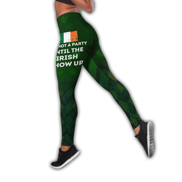 Irish Party Combo Hollow Tank Top And Legging Outfit 24022101.CTQH