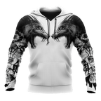 Tattoo wolf 3D hoodie shirt for men and women AM102014S