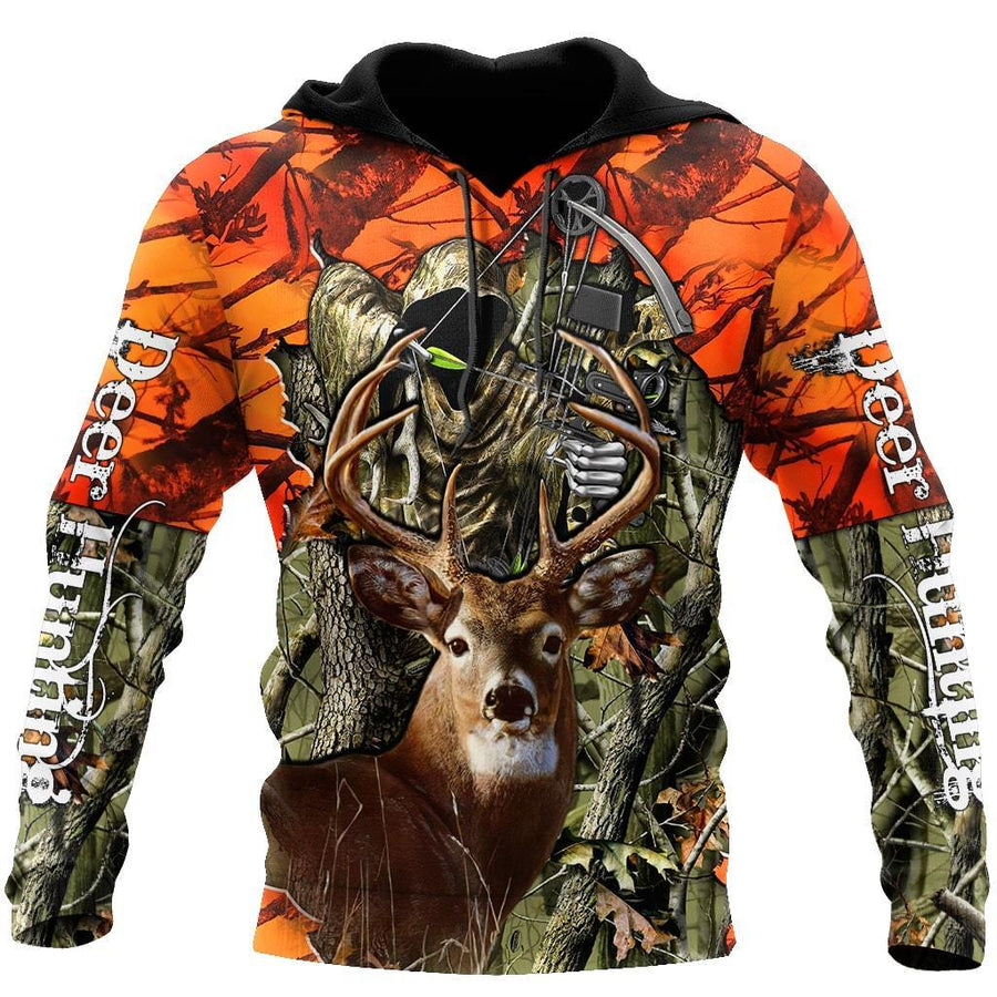 Hunting Deer Oreange Camo Unisex Shirts