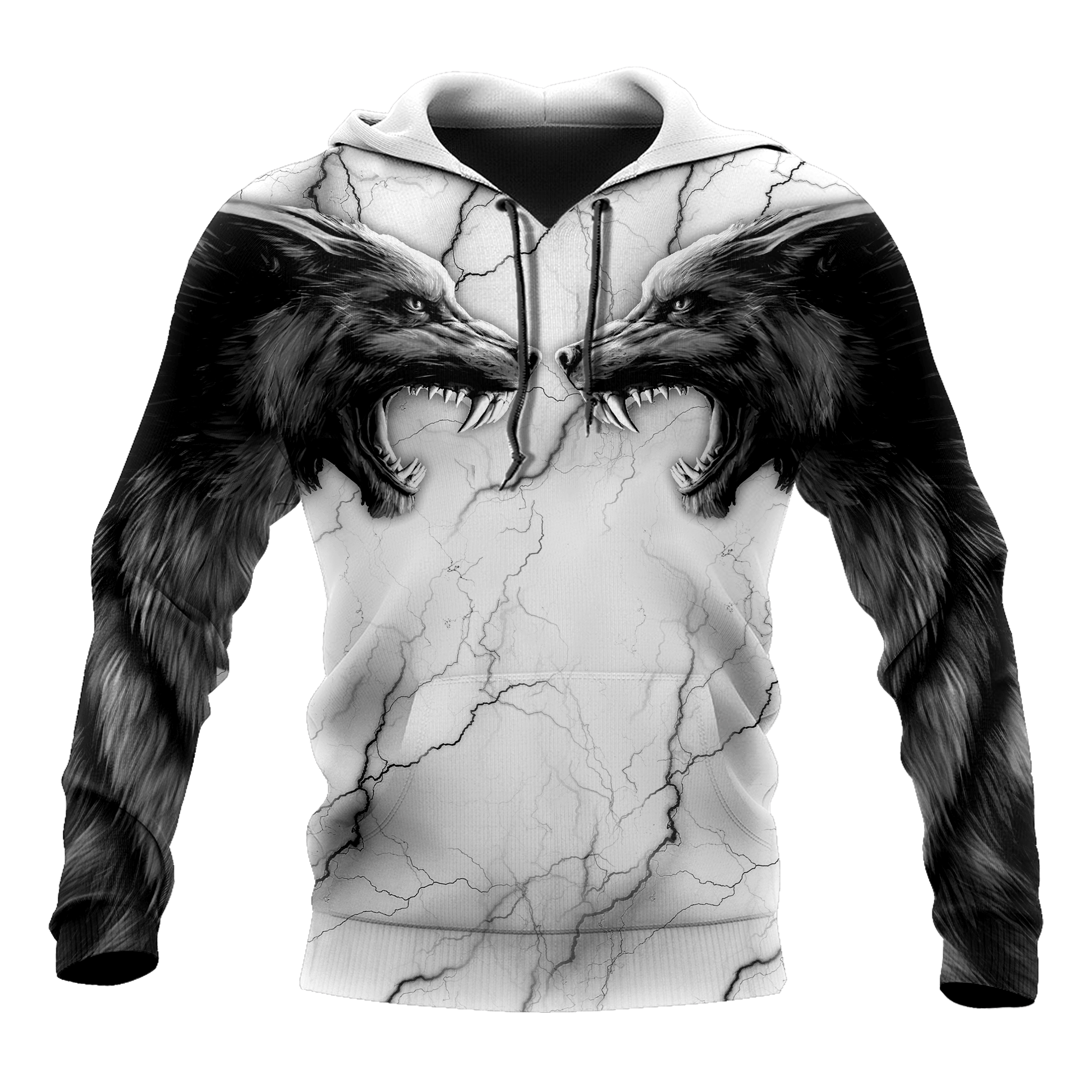 Tattoo wolf 3D hoodie shirt for men and women AM102014