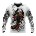 Scorpio Tribal Tattoo 3D All Over Printed Shirt for Men and Women