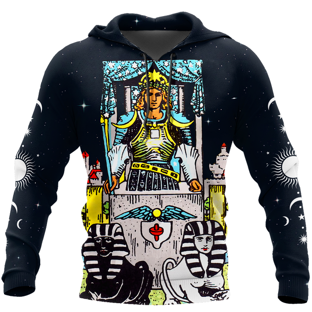 Tarot Cards The Chariot 3D All Over Printed Shirts For Men and Women AM150601-Apparel-TT-Hoodie-S-Vibe Cosy™