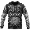 Odin Viking Tattoo Style Pullover-Apparel-HP Arts-Hoodie-S-Vibe Cosy™