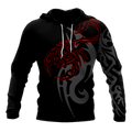 Scorpio Tattoo 3D All Over Printed Shirt for Men and Women