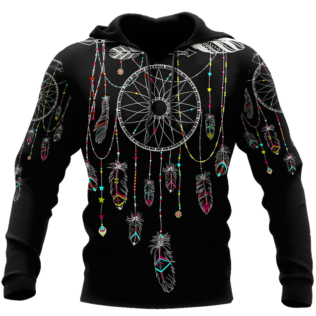 Native American Dreamcatcher 3D All Over Printed Shirts For Men and Women TT062060-Apparel-TT-Hoodie-S-Vibe Cosy™