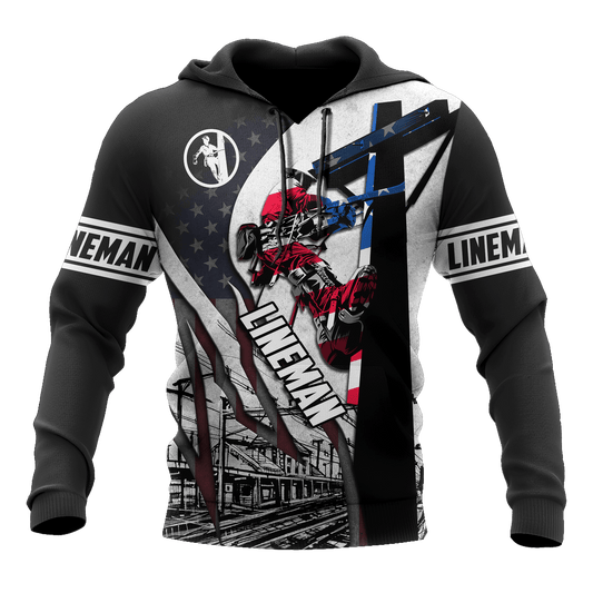 Premium Unisex All Over Printed Lineman Shirts MEI
