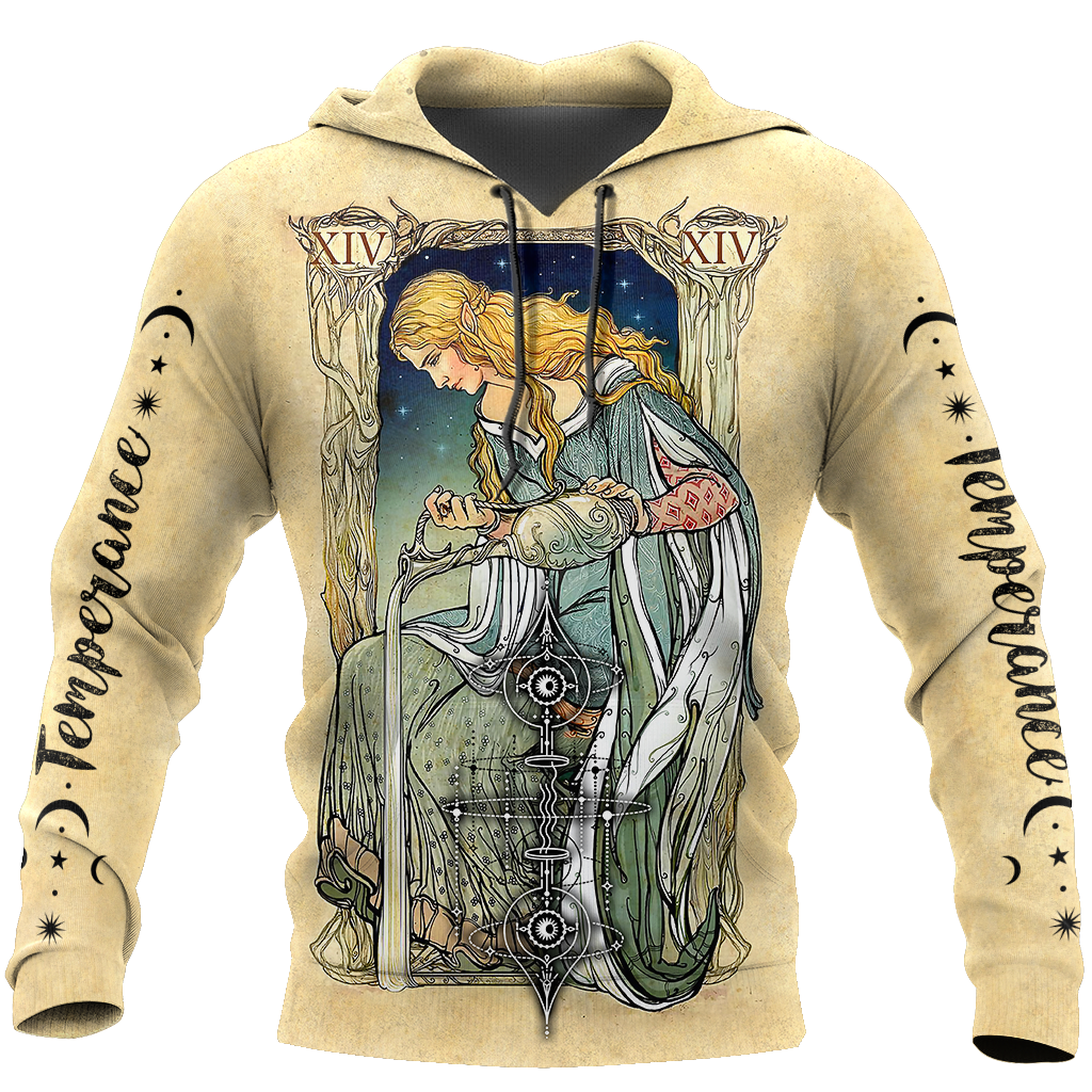 Tarot Cards Temperance 3D All Over Printed Shirts For Men and Women AM150604-Apparel-TT-Hoodie-S-Vibe Cosy™