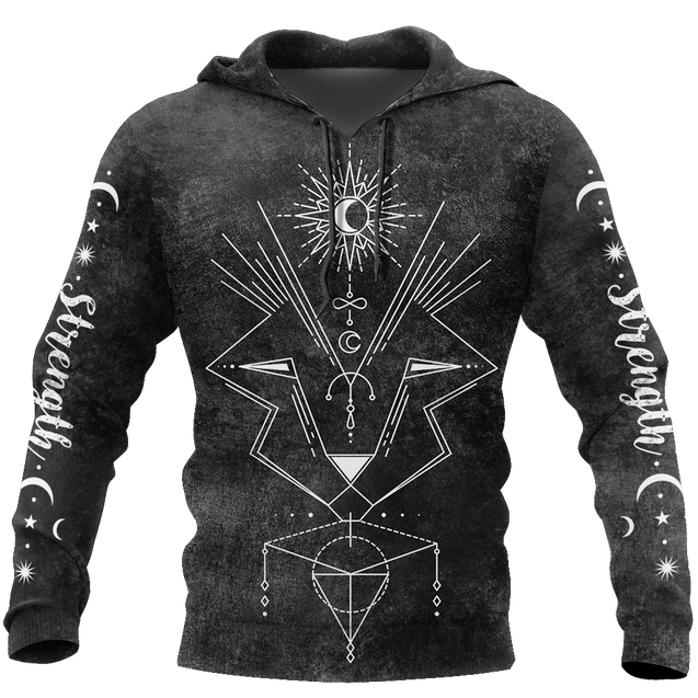 Tarot Cards Strength 3D All Over Printed Shirts For Men and Women AM150603-Apparel-TT-Hoodie-S-Vibe Cosy™