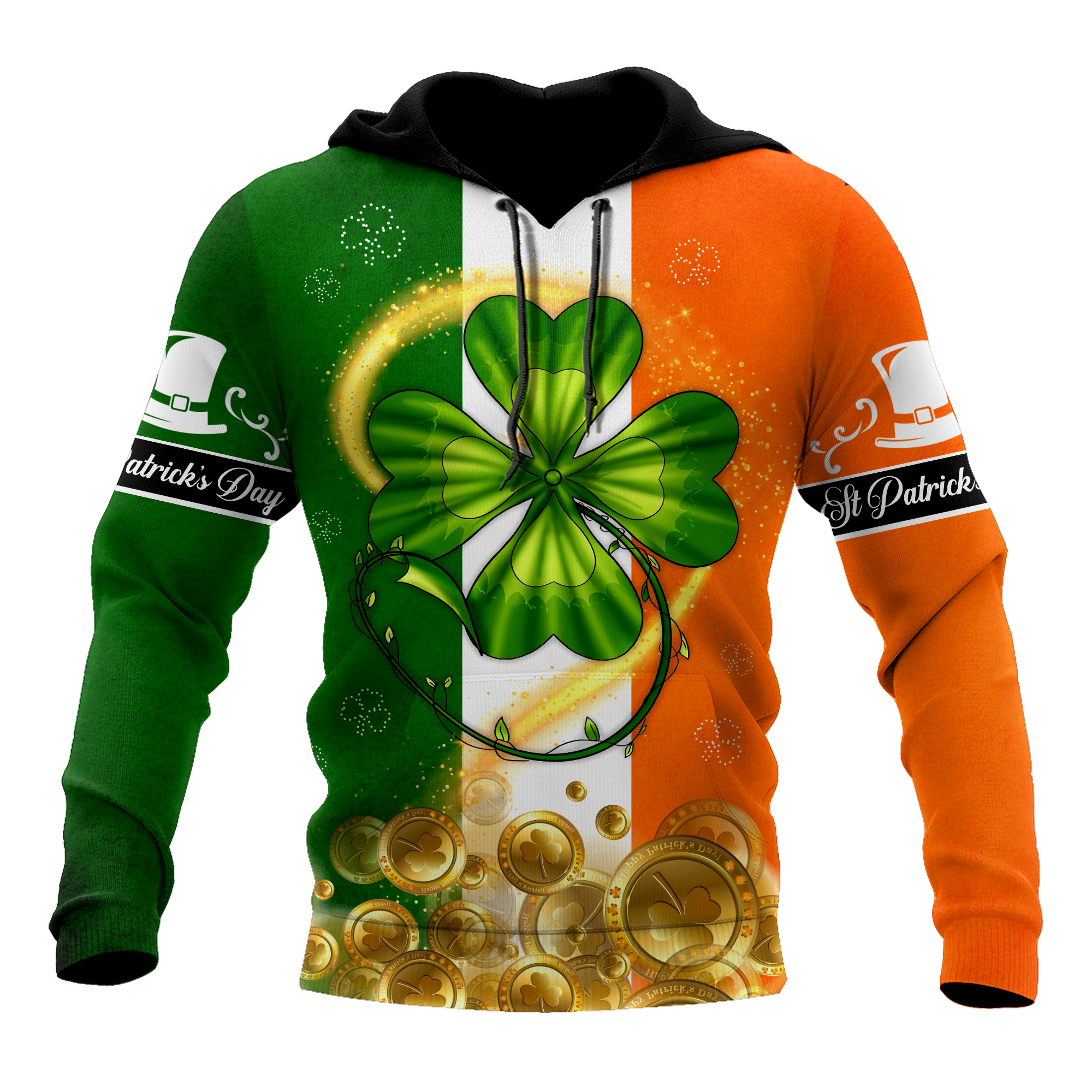 Irish St.Patrick day 3d hoodie shirt for men and women AM112036