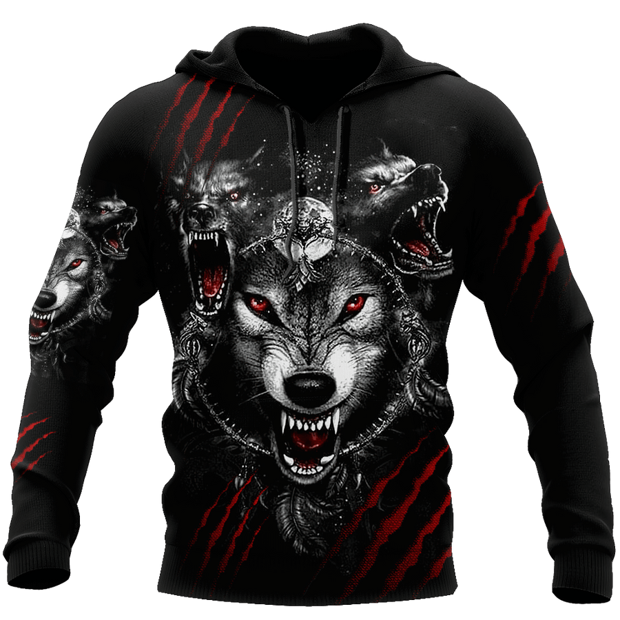 Wolf 3D All Over Printed Hoodie For Men and Women AM082071S1