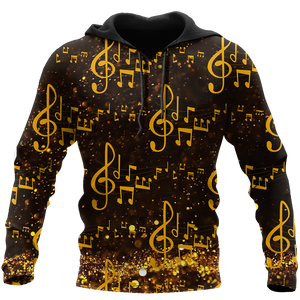 Music Note 3D All Over Printes-Apparel-HP Arts-Hoodie-S-Vibe Cosy™