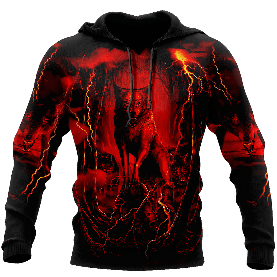 Wolf 3D All Over Printed Hoodie For Men and Women AM082070
