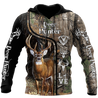 3D All Over Printed Deer Hunting Hoodie AM082015