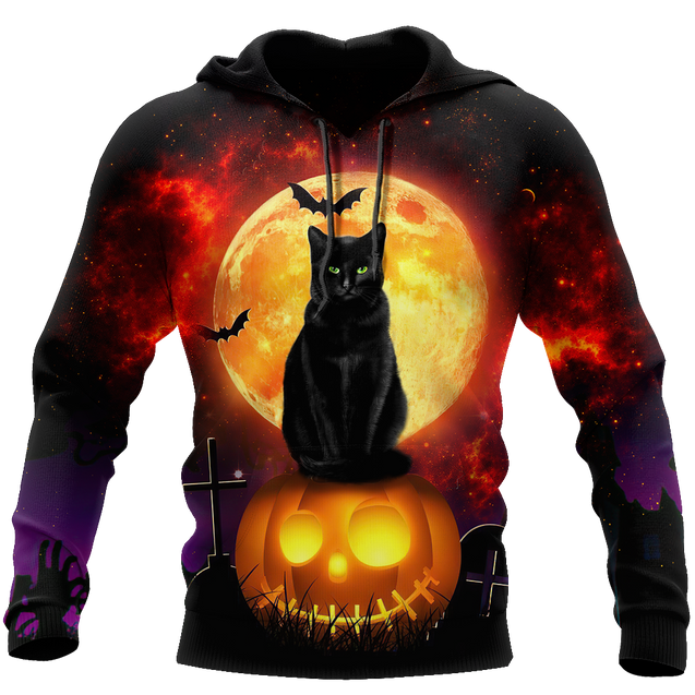 Halloween Black Cat 3D For Men And Woman AM072084-LAM