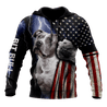 Pit Bull There Is Only One Dangerous Breed Humans Hoodie AM092052