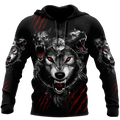 Wolf 3D All Over Printed Hoodie For Men and Women AM082071