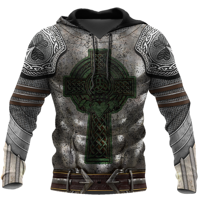 Irish Armor Warrior Chainmail 3D All Over Printed Shirts For Men and Women AM250204-Apparel-TT-Hoodie-S-Vibe Cosy™