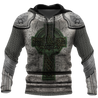 Irish Armor Knight Warrior Chainmail 3D All Over Printed Shirts For Men and Women AM280201-Apparel-TT-Hoodie-S-Vibe Cosy™