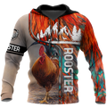 Rooster 3D All Over Printed Shirts for Men and Women AM030102-Apparel-TT-Hoodie-S-Vibe Cosy™