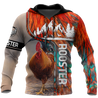 Rooster 3D All Over Printed Shirts for Men and Women AM030102-Apparel-TT-Hoodie-S-Vibe Cosy™