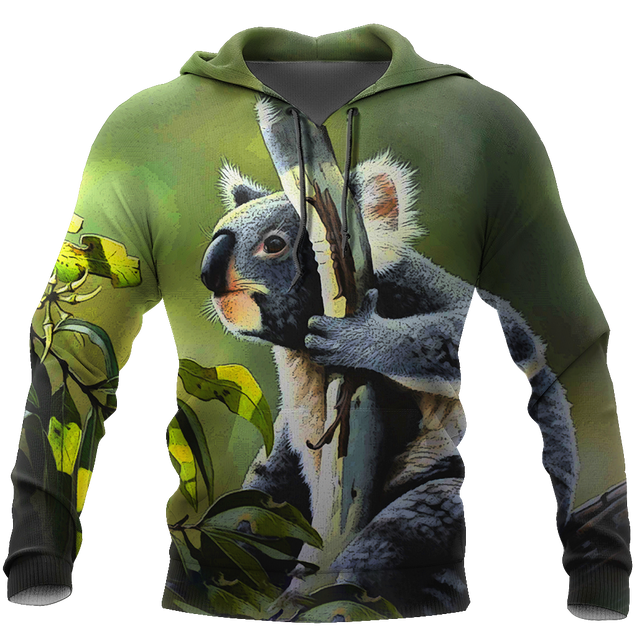 Love Koala 3D All Over Printed Shirts for Men and Women AM160101-Apparel-TT-Hoodie-S-Vibe Cosy™