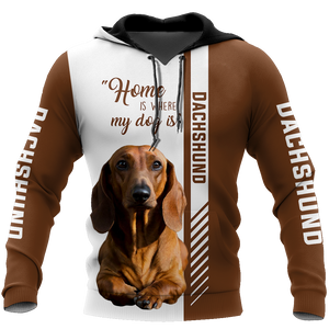 Dachshund 3D All Over Printed Shirts for Men and Women AM090101-Apparel-TT-Hoodie-S-Vibe Cosy™