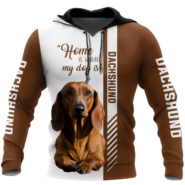 Dachshund 3D All Over Printed Shirts for Men and Women AM090101-Apparel-TT-Hoodie-S-Vibe Cosy™