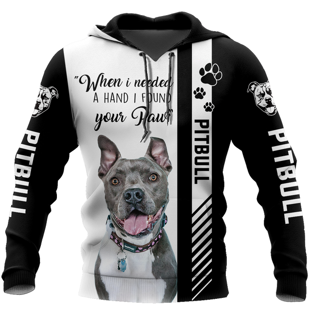 Pitbull 3D All Over Printed Shirts for Men and Women AM090105-Apparel-TT-Hoodie-S-Vibe Cosy™