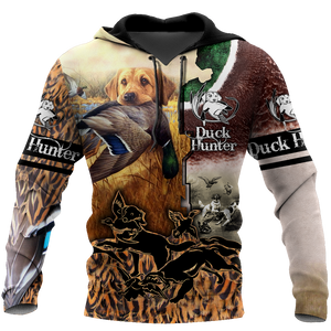 Mallard Duck Hunting 3D Printing Shirts for Men and Women AM020105-Apparel-TT-Hoodie-S-Vibe Cosy™