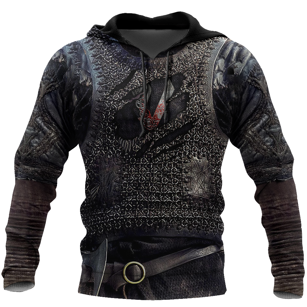 3D All Over Printed Vikings Armor Tops-Apparel-HP Arts-Hoodie-S-Vibe Cosy™